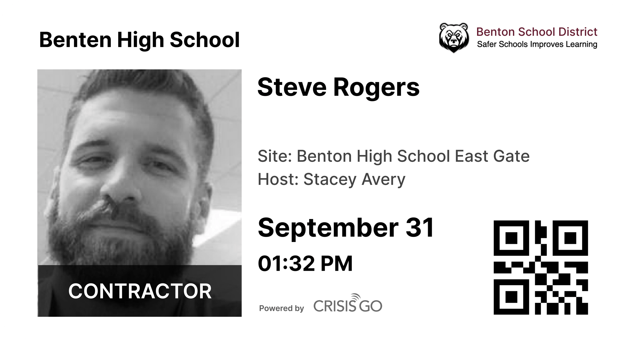 contractor badge